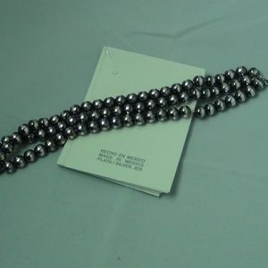***SOLD* Taxco 925SS 82g NavajoPearl Bracelet NWTR